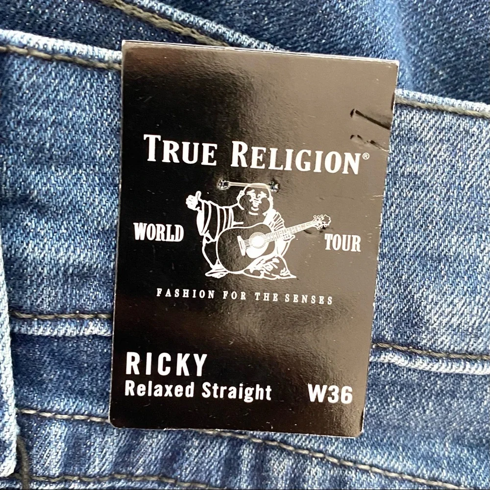 True‎ Religion Ricky Mens Jeans Relaxed Straight